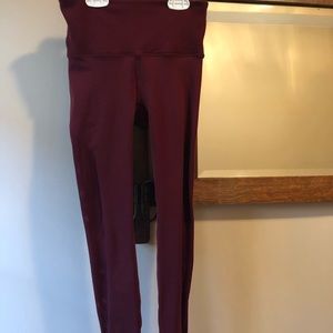 Lululemon Red Leggings